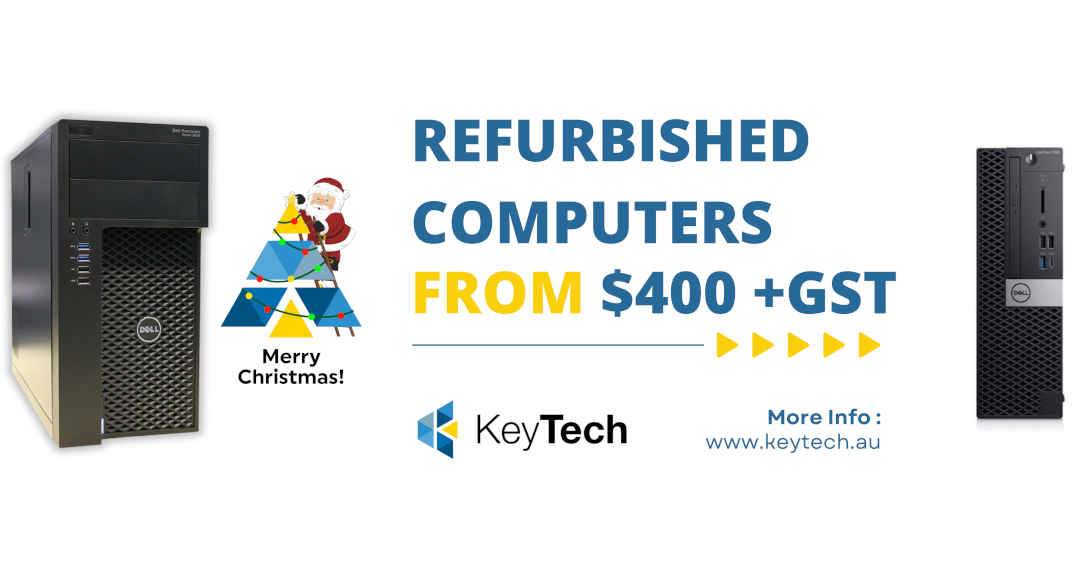 Refurbished computers for sale from $400+GST
