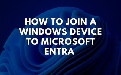 How to Join a Windows device to Microsoft Entra (Active Directory)